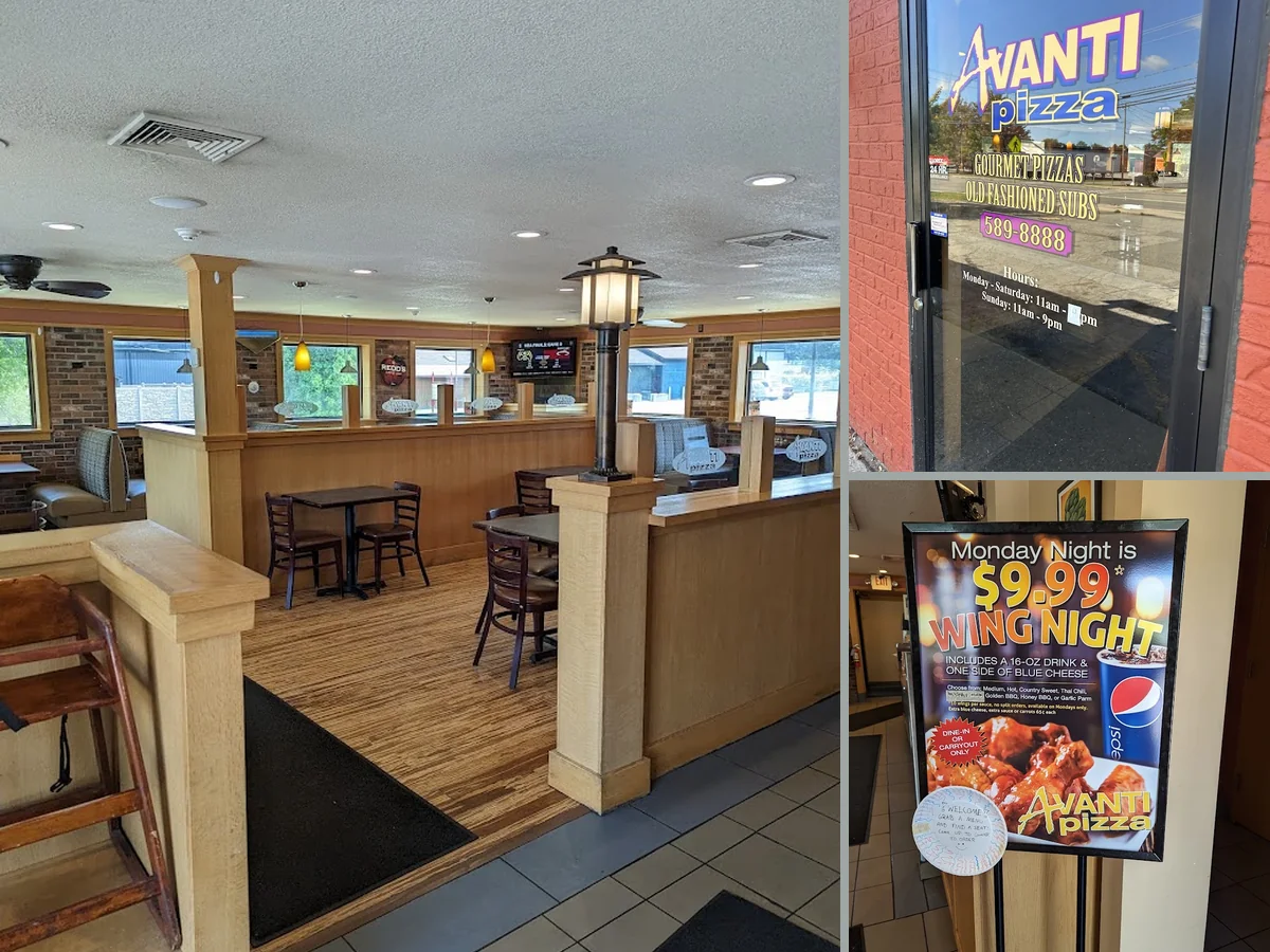 Counter service area with simple seating